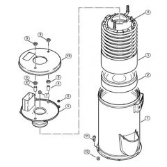 Genuine Stihl RE961 PLUS / J - Heat exchanger