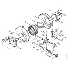 Genuine Stihl RE961 PLUS / M - Burner