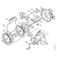 Genuine Stihl RE961 PLUS / S - Hose reel