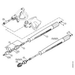 Genuine Stihl RE961 PLUS / Y - Spray lance/wand, Rotary nozzle (40.2009)