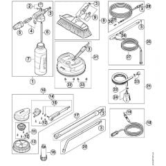 Genuine Stihl RE98 / E - Accessories RE 90 - 130 PLUS