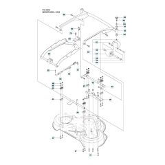 Husqvarna RIDER 18 AWD - Mower Deck & Cutting Deck
