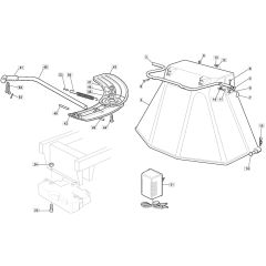 RM28 H - 2009 - 2T1534433/09 - Mountfield Ride On Mower Options Diagram