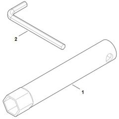 Stihl RM443.3 T - Tools - Parts Diagram