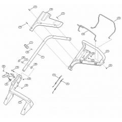 Genuine Stihl RM448.1 TC / A - Handle