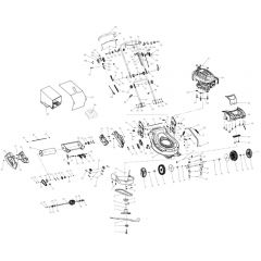 Cobra RM513SPBI - Lawn Mower Aug 2020 Main Diagram