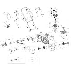 Cobra RM51SP80V - Lawn Mower March 2021 Main Diagram