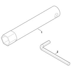 Stihl RM650.0 VE - Tools - Parts Diagram