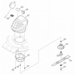 Genuine Stihl RMA253 / D - Engine, blade