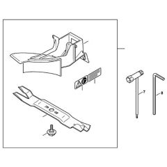 Stihl RMA410 C - Mulching Attachment, Tools - Parts Diagram