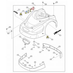 Genuine Stihl RMI422.0 / A - Machine cover