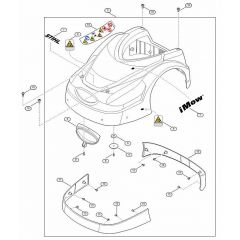 Genuine Stihl RMI422.0 P / A - Machine cover