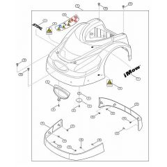 Genuine Stihl RMI422.0 PC / A - Machine cover