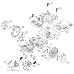 Genuine Stihl RMI422.0 PC / C - Lower housing, chassis