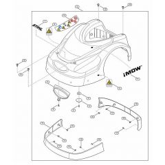 Genuine Stihl RMI422.2 / A - Machine cover