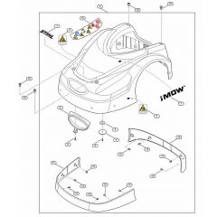 Genuine Stihl RMI422.2 PC / A - Machine cover