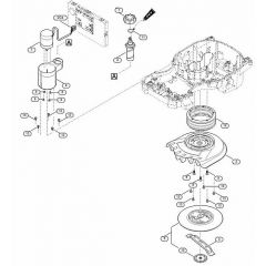 Genuine Stihl RMI422.2 PC / D - Mowing deck, height adjustment