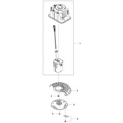 McCulloch ROB S - Blade Motor & Cutting Equipment Parts Diagram