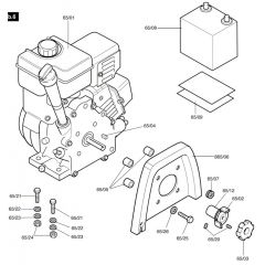 Atco Royale 30 - F016310242 - Engine Mount Assembly