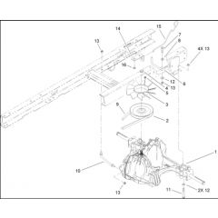 Hayter RT380H - 135E (135E280000001 - 135E280999999) - Hydro Transaxle Assy