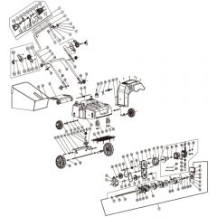 Cobra S36E - 1800W Scarifier Main Diagram