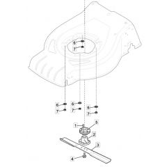 S46 PD Li - 2016 - 295486003/M16 - Mountfield Rotary Mower Blade Diagram