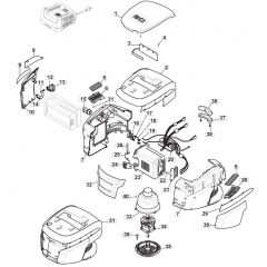 S46 PD Li - 2018-2019 - 295486003/MTF - Mountfield Rotary Mower Motor Diagram
