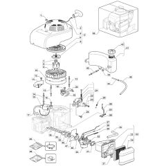S501R PD - 2016-2018 - 294519043/M16 - Mountfield Rotary Mower Engine Diagram