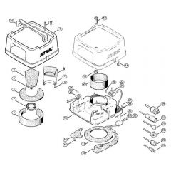 Genuine Stihl SE100 / A - Machine Cover, Motor Housing