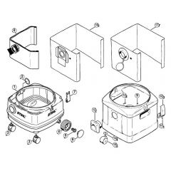 Genuine Stihl SE100 / E - SE 100: Container