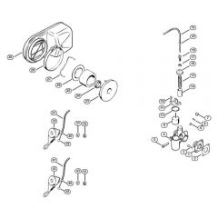 Genuine Stihl SG17 / D - Carburetor, Silencer