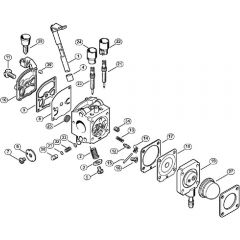 Genuine Stihl SH55 / F - Carburetor C1Q-S68