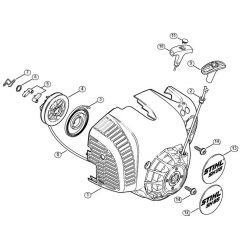 Genuine Stihl SH86 D / G - Rewind starter