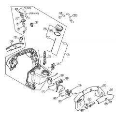 Genuine Stihl SH86 D / S - Handle frame SH 86