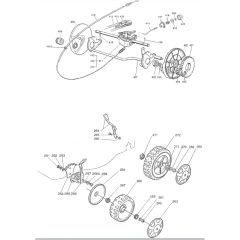 SP53 - 2003 - 23-5681-92 - Mountfield Rotary Mower Transmission Diagram
