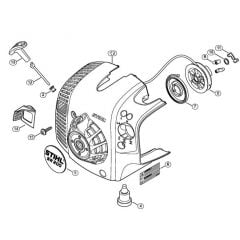 Genuine Stihl SR200 / F - Rewind starter