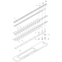 McCulloch SuperLite 4528 - 966693301 - Mower Deck - Cutting Deck Parts Diagram