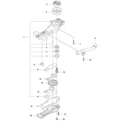 McCulloch SuperLite 4528 - 9666933-01 - 2012-02 - Clutch & Gearbox Parts Diagram