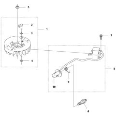 McCulloch SuperLite 4528 - 9666933-01 - 2012-02 - Ignition System Parts Diagram
