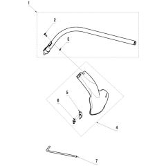 McCulloch T26 CS - 967207701 - 2014-02 - Bevel Gear & Shaft Parts Diagram