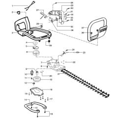 McCulloch T55 - 2007-03 - Clutch & Oil Pump (1) Parts Diagram