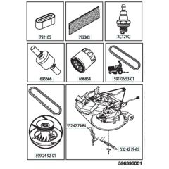 Husqvarna Tc238Tx - Frequently Used Parts