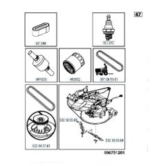 Husqvarna Tc 142T - Frequently Used Parts