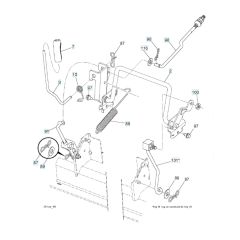 Husqvarna Tc 142T - Mower Lift & Deck Lift