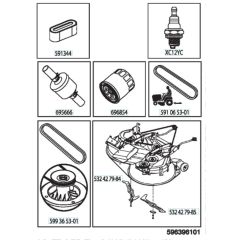 Husqvarna Tc 238T - Frequently Used Parts
