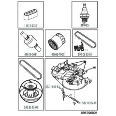 Husqvarna Tc 342T - Frequently Used Parts