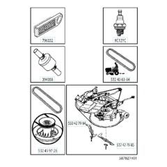 Husqvarna Tc 38 - Frequently Used Parts