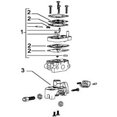 McCulloch TIVOLI 63 - 2007-04 - Carburettor (1) Parts Diagram