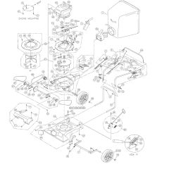 Billy Goat TKD510SP - Self Propelled Litter Vacuum Main Diagram