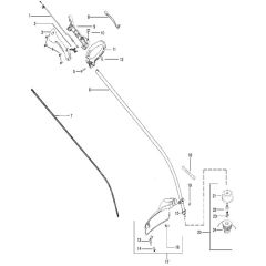 McCulloch TRIM MAC SL - TRIM MAC SL+ - 2010-07 - Shaft & Handle (1) Parts Diagram